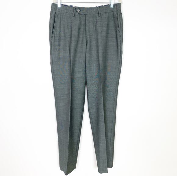 Hiltl New Wool Trousers Men's Size 34x33 Business Office Pants - Picture 9 of 9